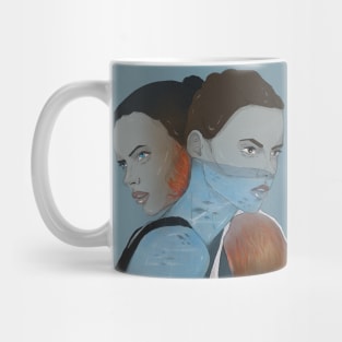 Water and fire Mug